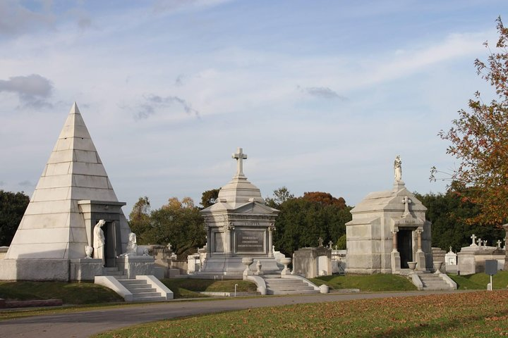 The Brunswig Pyramid is located in Millionaire Circle, this mausoleum is the permanent home of Lucien Napoleon Brunswig who was the head of a local wholesale drug company. 